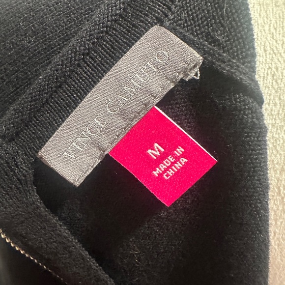 Vince Camuto Black Dress with Cream Accents - Picture 6 of 6